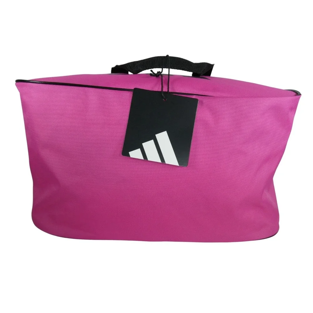 Adidas Power Gym Small Duffle Bag Intense Pink Black‎ Logo Sports Travel